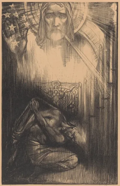 Visioen van de zeven gouden lampenstandaards