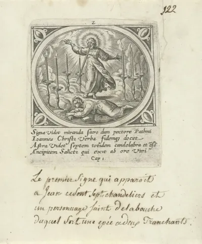 Visioen van de zeven gouden lampenstandaards