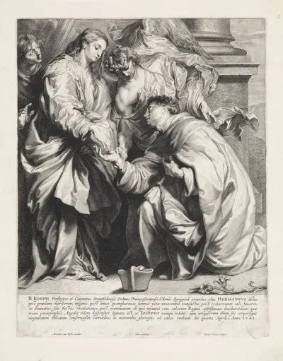 Visioen van H. Hermann Joseph (versie a)