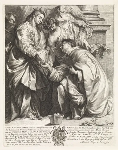 Visioen van H. Hermann Joseph (versie b)