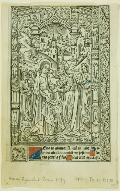 Visitation, from Book of Hours