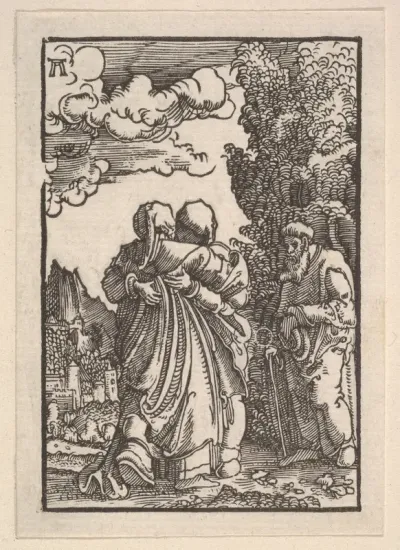 Visitation, from "The Fall and Salvation of Mankind Through the Life and Passion of Christ"