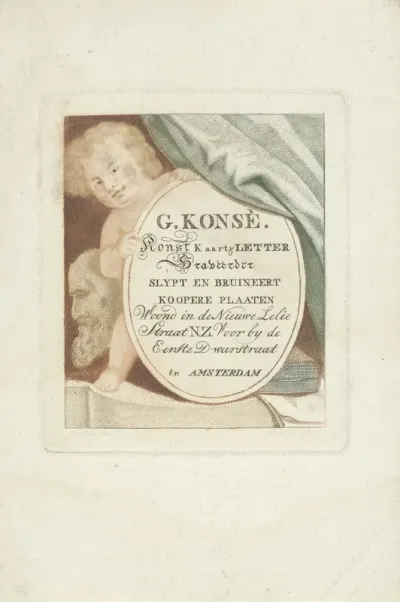 Visitekaart van Gerrit Konsé