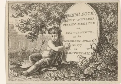 Visitekaart van Hermanus Fock