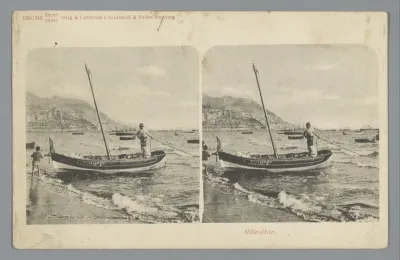 Visserboot bij Gibraltar