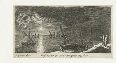 Vissers bij nacht