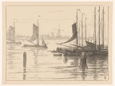 Vissershaven in Dordrecht