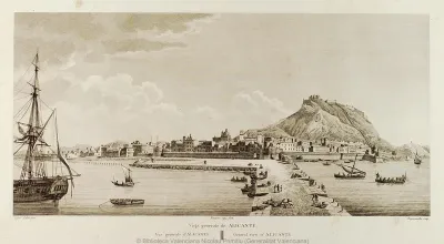 Vista general de Alicante [Material gráfico] =Vue genérale d'Alicante = General view of Alicante