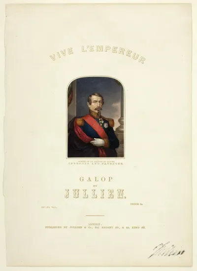 "Vive L'Emperor!" Napoleon III, also called Napoleon III short moustache