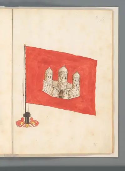 Vlag van Hamburg