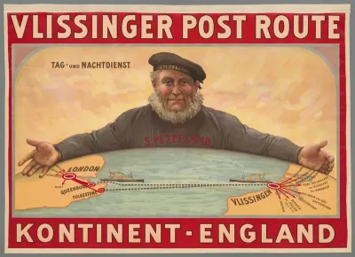Vlissingen Post Route Kontinent - Engeland