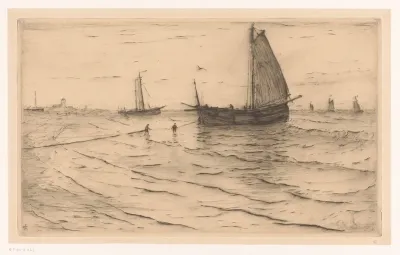 Vloed bij Katwijk