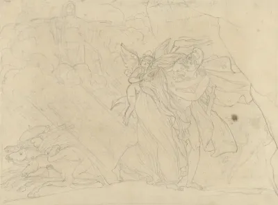 Vlucht van Dido en Aeneas