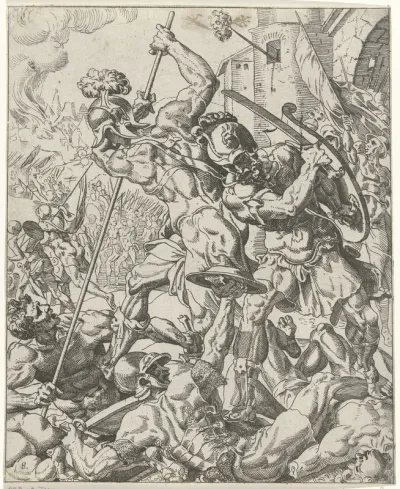 Vlucht van het Assyrische leger