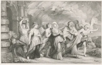 Vlucht van Lot en zijn familie uit Sodom