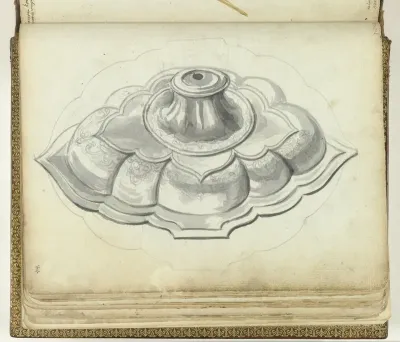 Voet van drinkvat van koning van Candi