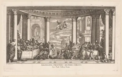 Voetenzalving van Christus door Maria Magdalena
