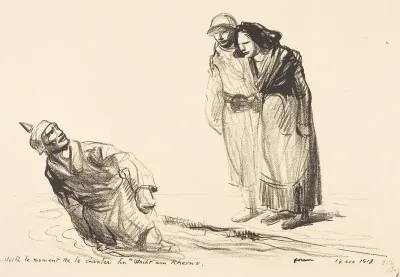 Voilà le Moment de le chantes tun "Wacht am Rhein"