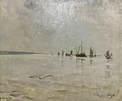 Voiliers en baie de Canche