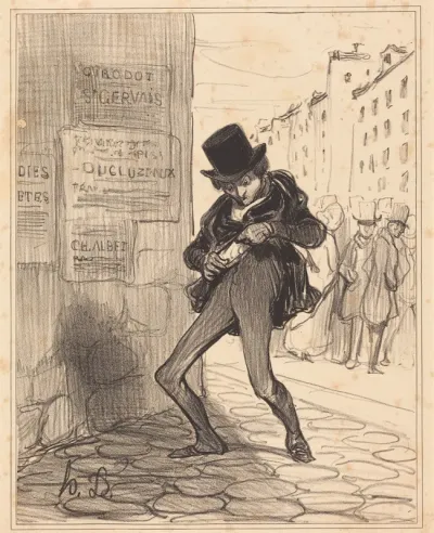 Volé!... Rue vide-gousset...