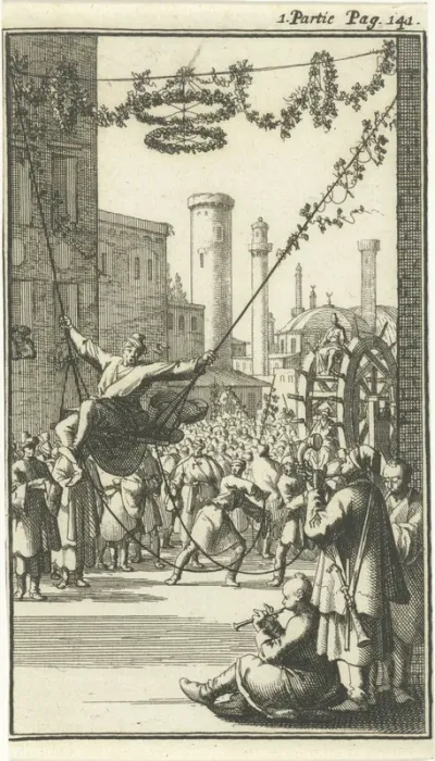 Volksvermaak op het Bairamfeest