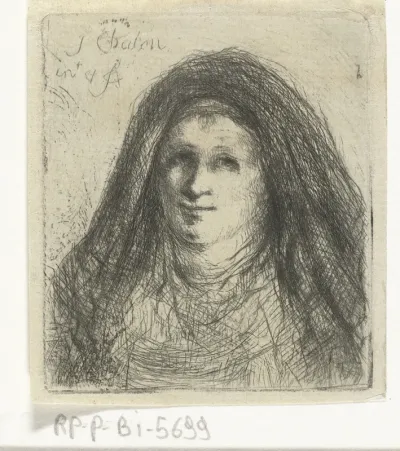 Volwassen vrouw met hoofdoek