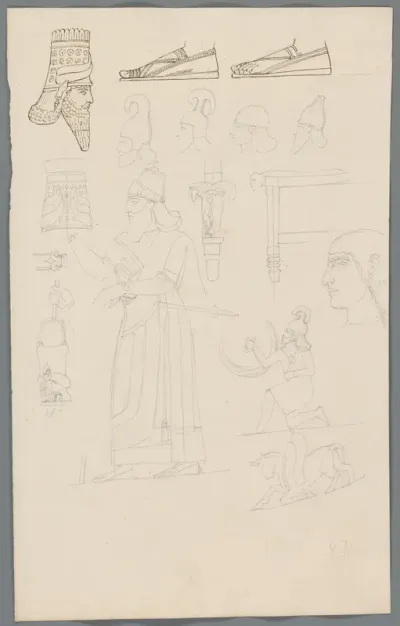 Voorbeelden van Assyrische kunst