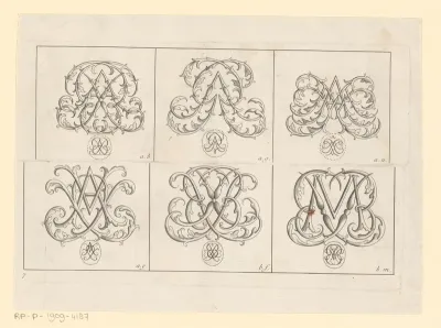 Voorbeelden van monogrammen