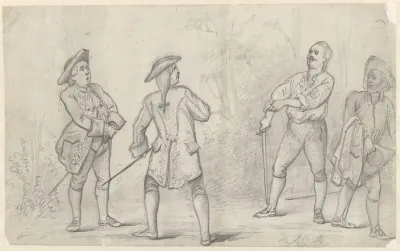 Voorbereidingen voor een duel