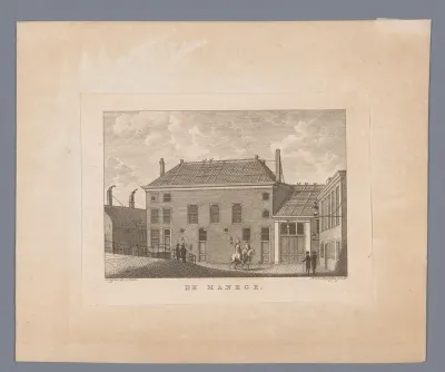 Voorgevel van de Hollandsche Manege in Amsterdam