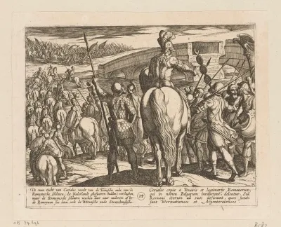 Voorhoede van de nieuwe Romeinse troepen wordt gekeerd, 69-70