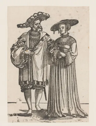 Voorname heer en dame