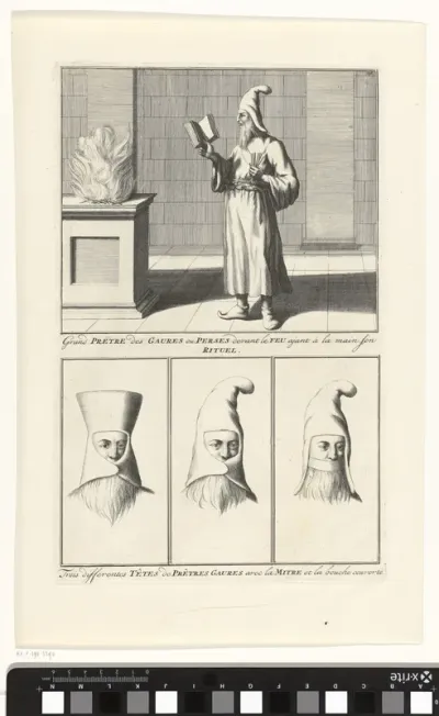 Voorstellingen van Perzische priester