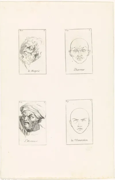 Voorstellingen van verschillende emoties
