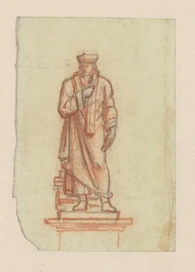 Voorstudie voor een standbeeld van Erasmus