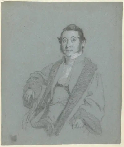 Voorstudie voor het portret van prof. Hendrik Cock