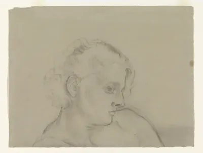 Voorstudie voor het schilderij 'Rustende Venus'