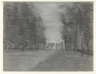 Voorstudie voor 'Park van Versailles'