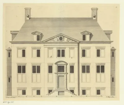 Voorzijde van een huis bij Diepenheim