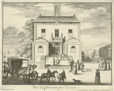 Voorzijde van Kasteel Gunterstein, Breukelen