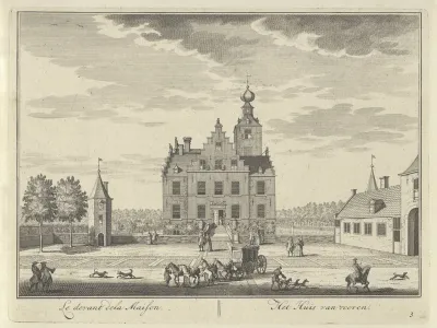 Voorzijde van Kasteel Zuilenstein