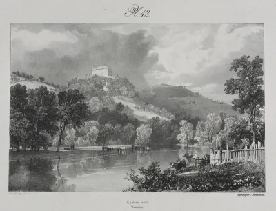 Voyages pittoresques et romantiques dans l'ancienne France.  Auvergne:  Château Neuf