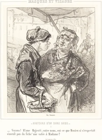 "Voyons! Mme Majeste..."