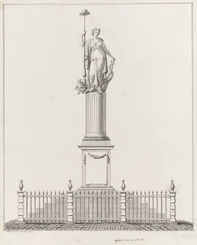 Vrijheidsmonument op de Neude te Utrecht, 1798