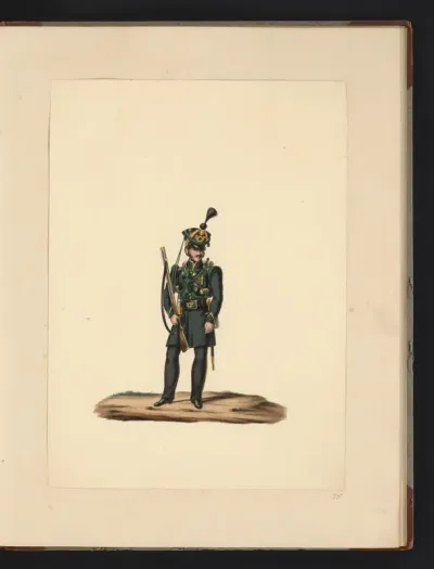 Vrijwillige jager van Van Dam, 1830-1831