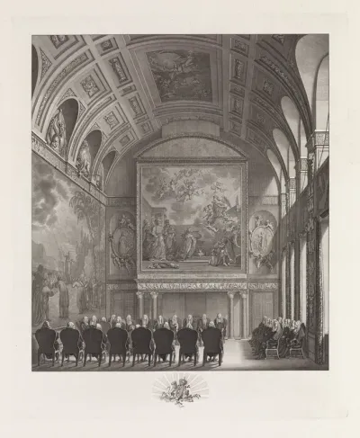 Vroedschapskamer in het stadhuis te Amsterdam