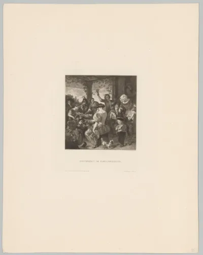 Vrolijkheid in familiekring