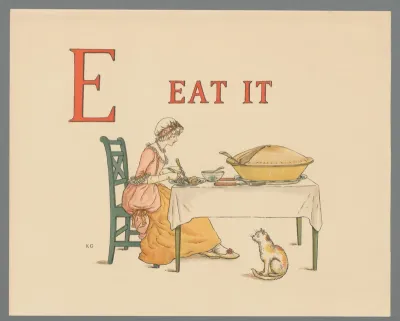 Vrouw aan het eten