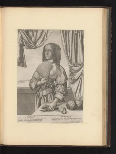 Vrouw als personificatie van de zomer