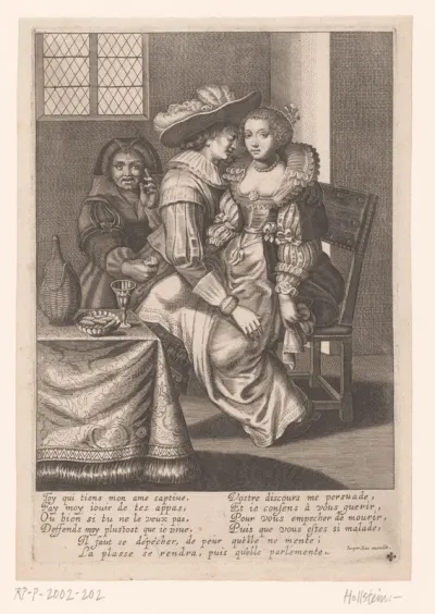 Vrouw bij man op de schoot